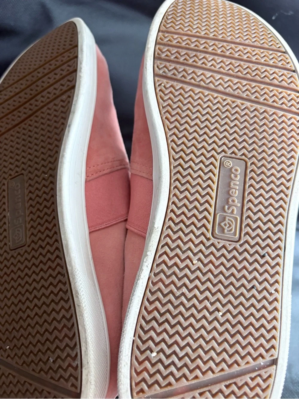 Women's Pink Slip-On Suede Loafers